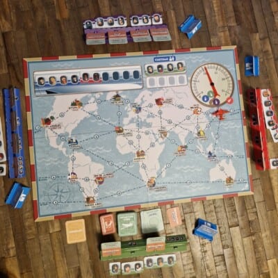 Passaportas opgezet spel, gezelschapsspel, jorta bvba