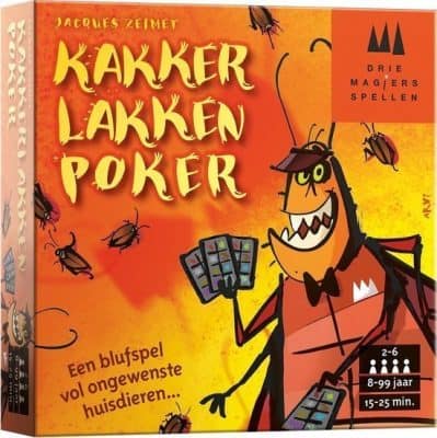 Foto kaartspel kakkerlakken Poker