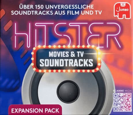 Hitster: Movies & TV Soundtracks spel doos box Spellenbunker.nl