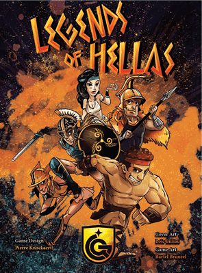 Legends of Hellas spel doos box Spellenbunker.nl