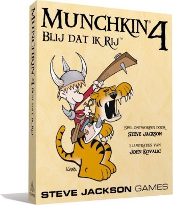 Munchkin - 4- Blij Dat Ik Rij Kaartspel Uitbreiding