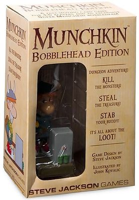 Munchkin Bobblehead Edition spel doos box Spellenbunker.nl