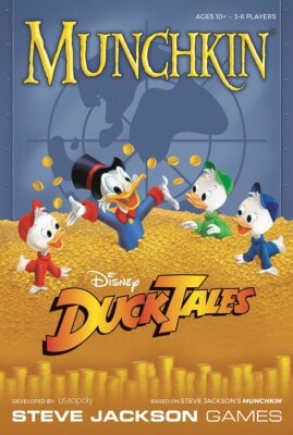 Munchkin Disney DuckTales spel doos box Spellenbunker.nl