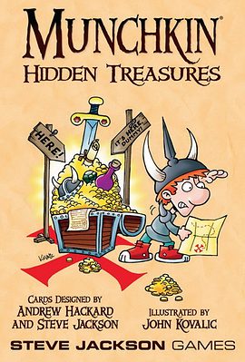 Munchkin Hidden Treasures spel doos box Spellenbunker.nl