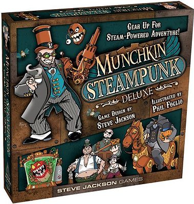 Munchkin Steampunk spel doos box Spellenbunker.nl