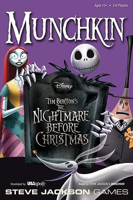 Munchkin The Nightmare Before Christmas spel doos box Spellenbunker.nl