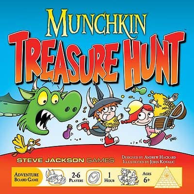 Munchkin Treasure Hunt spel doos box Spellenbunker.nl