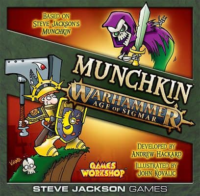 Munchkin Warhammer: Age of Sigmar spel doos box Spellenbunker.nl