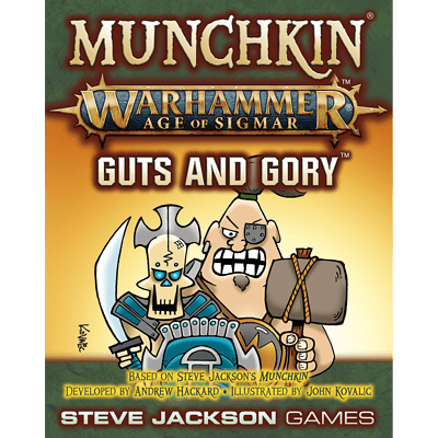 Munchkin Warhammer: Age of Sigmar – Guts and Gory spel doos box Spellenbunker.nl