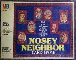 Nosey Neighbor Card Game spel doos box Spellenbunker.nl