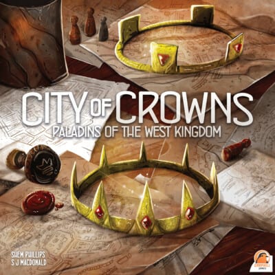 Paladins of the West Kingdom: City of Crowns spel doos box Spellenbunker.nl