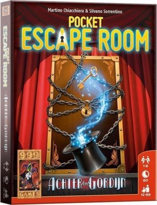 Pocket Escape Room - Achter het Gordijn Bordspel Kaartspel