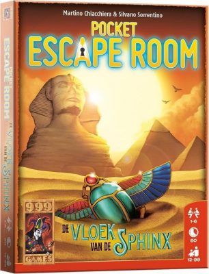 Pocket Escape Room - De Vloek van de Sphinx Bordspel Kaartspel