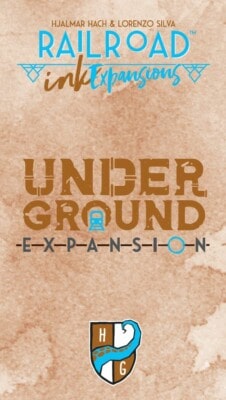 Railroad Ink: Underground Expansion Pack spel doos box Spellenbunker.nl