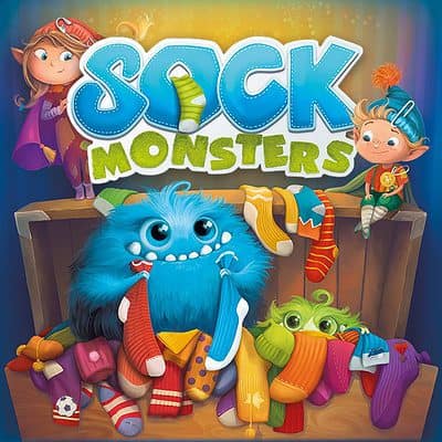 Sock Monsters spel doos box Spellenbunker.nl