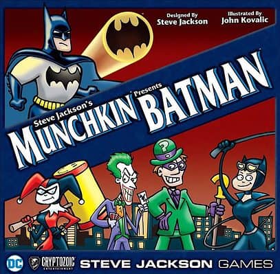 Steve Jackson's Munchkin Presents Batman spel doos box Spellenbunker.nl