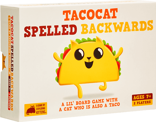 Tacocat Spelled Backwards spel doos box Spellenbunker.nl