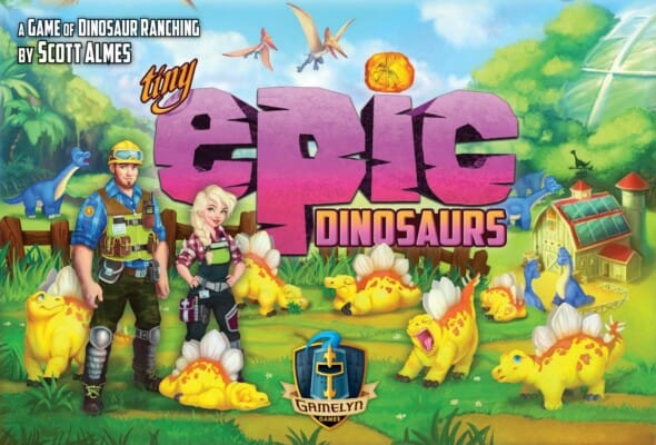 Tiny Epic Dinosaurs spel doos box Spellenbunker.nl