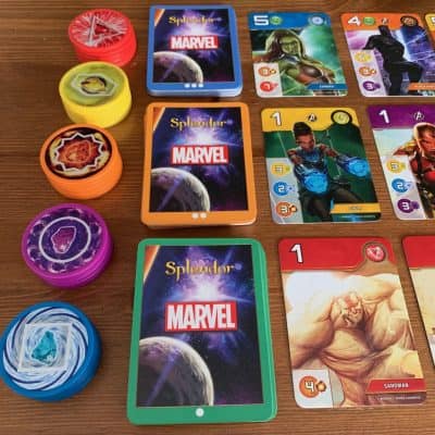 Splendor Marvel Kaartspel Asmodee Space Cowboys