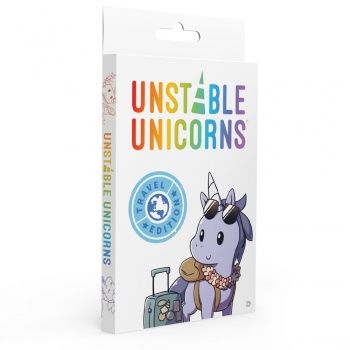 Unstable Unicorns: Travel Edition spel doos box Spellenbunker.nl