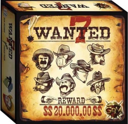 Wanted 7 BOrdspel Intrafin GDM Games