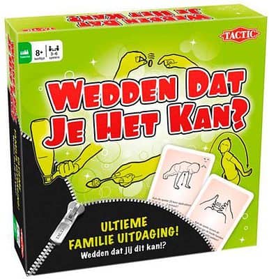 Wedden dat je het kan? spel doos box Spellenbunker.nl